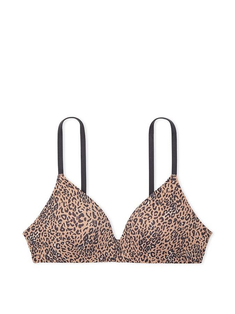 PINK Victoria's Secret Wear Everywhere Leopard push up wireless bra